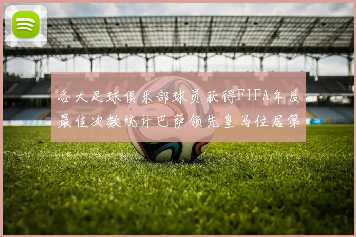 各大足球俱乐部球员获得FIFA年度最佳次数统计巴萨领先皇马位居第二
